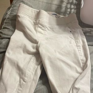 old navy white jeggings